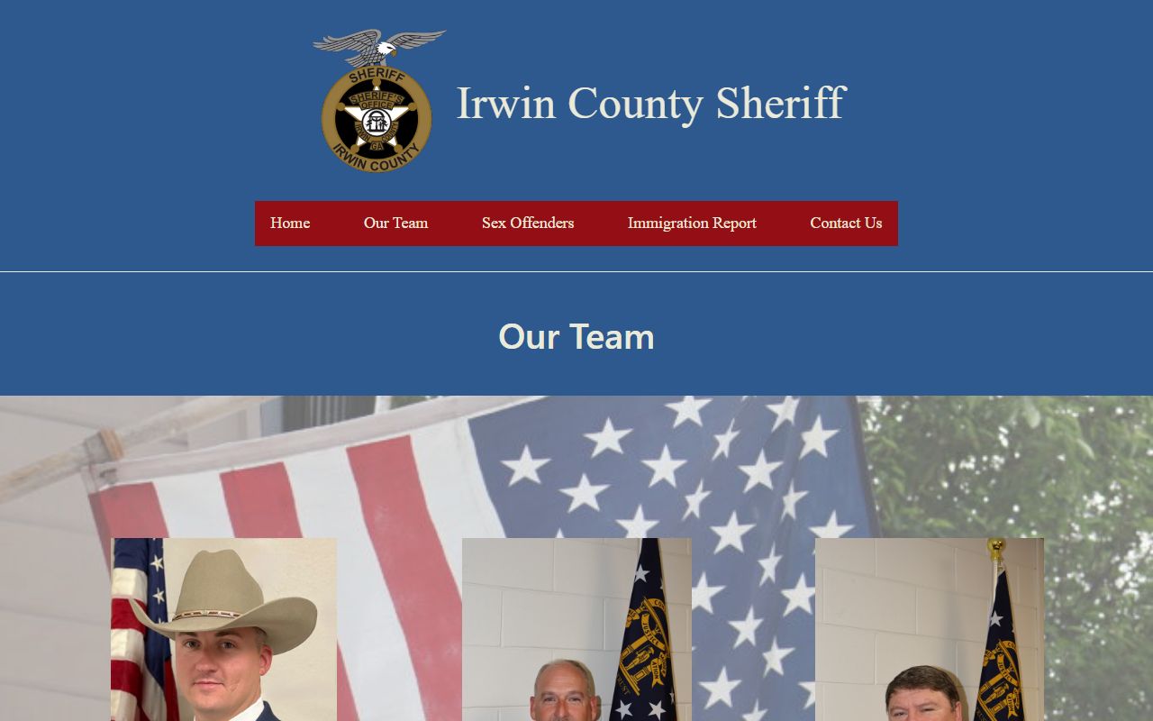 Irwin County arrest records sheriff team source