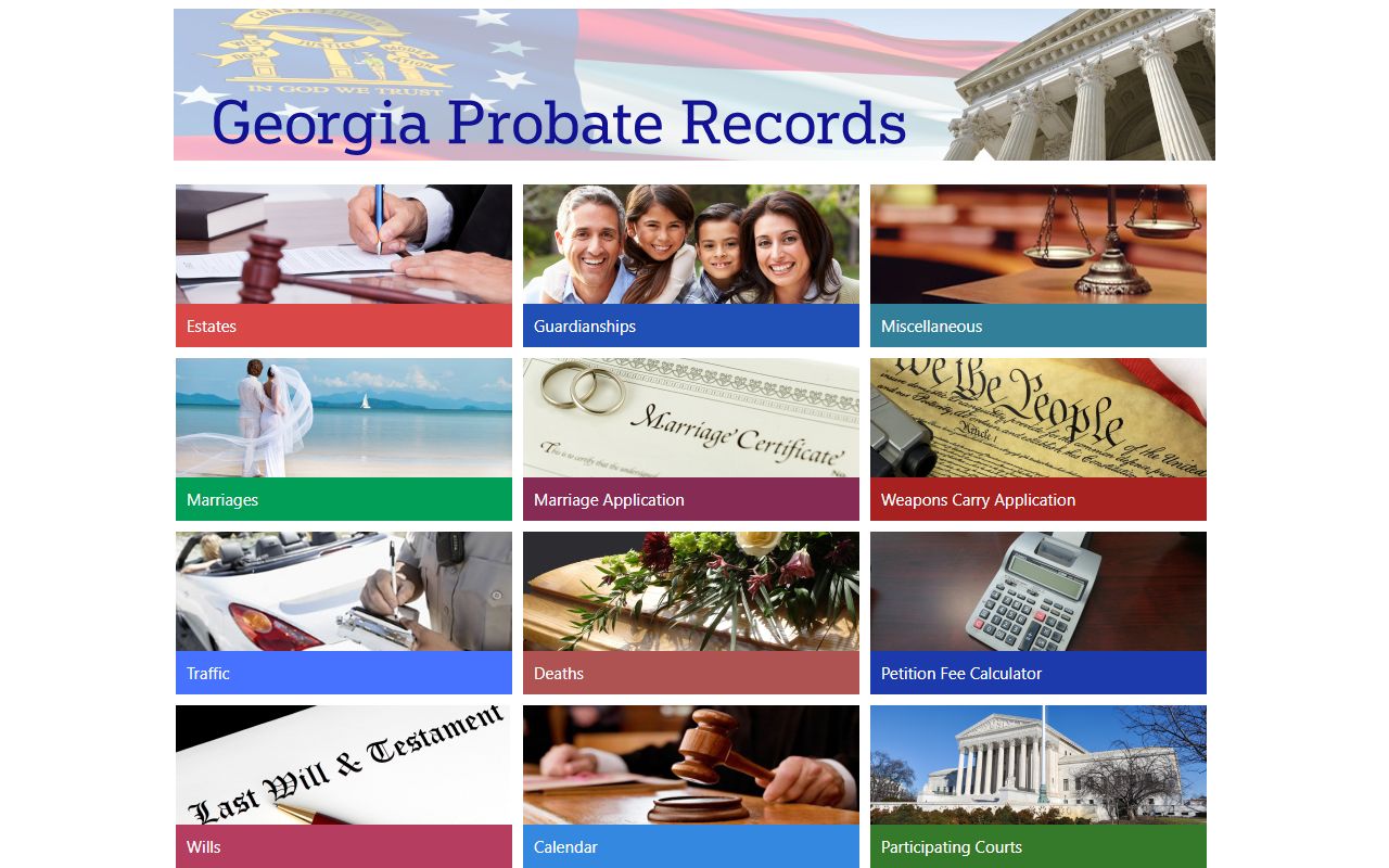 Irwin County probate records Georgia Probate Records portal